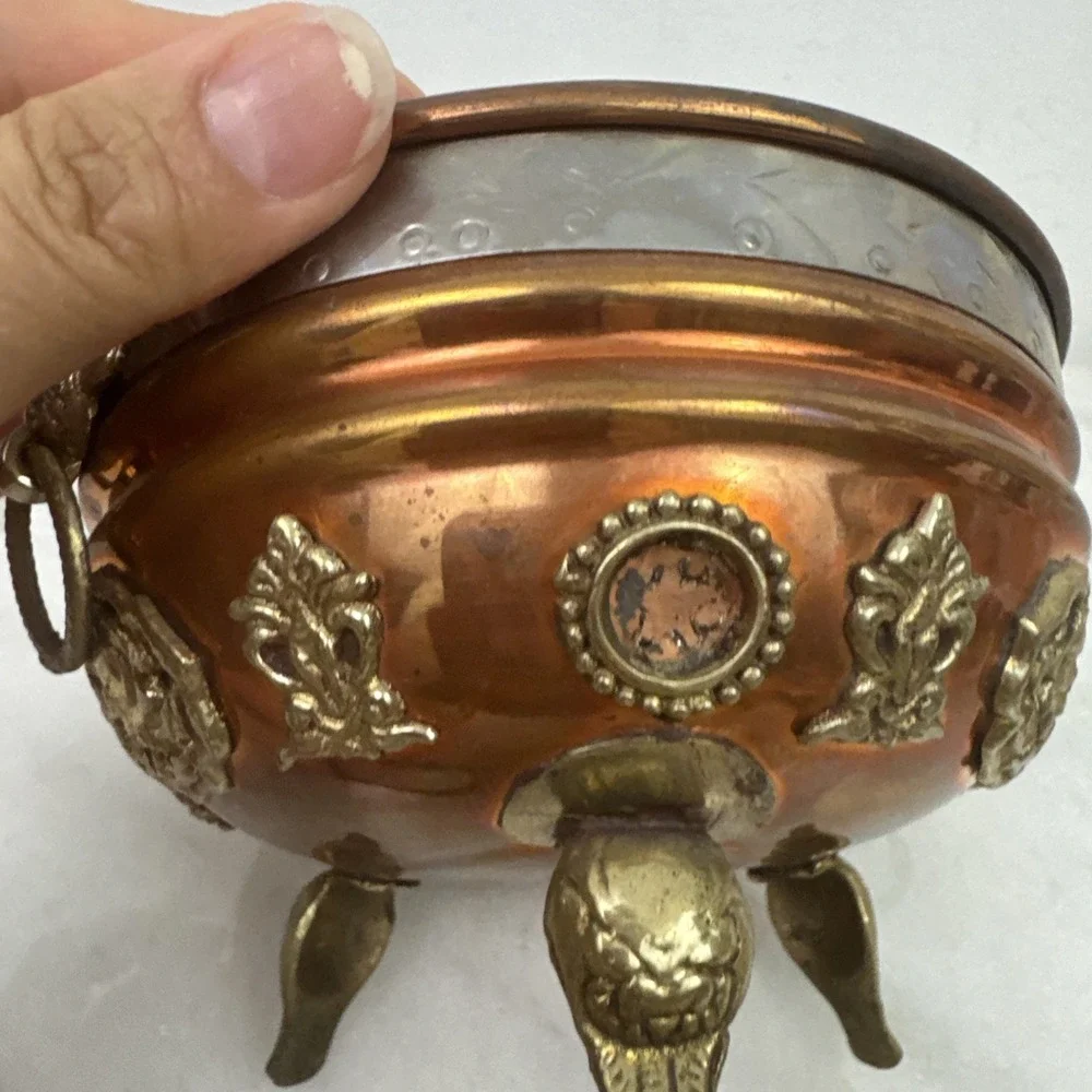 Antique Decorative Copper Gangal Pot